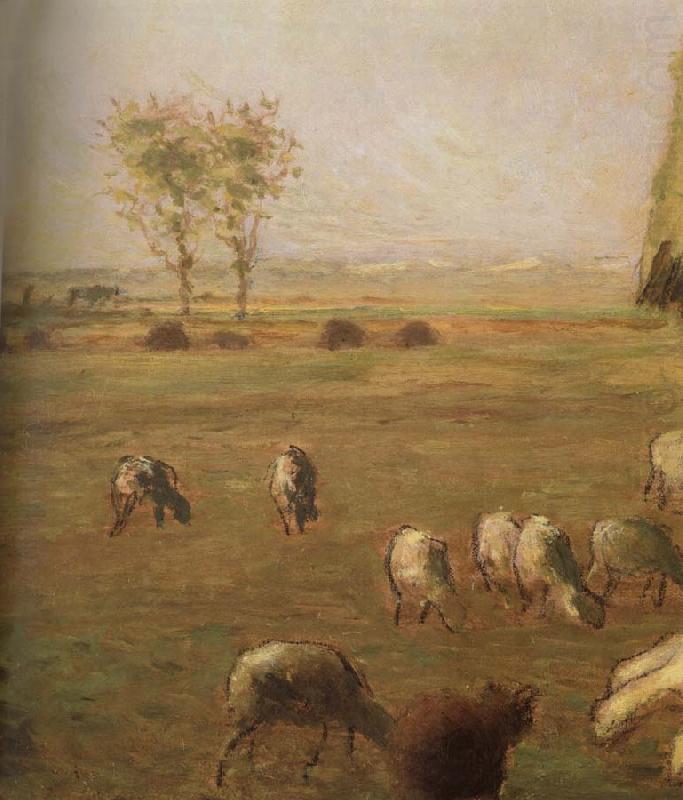 Detail of  Spring,haymow, Jean Francois Millet